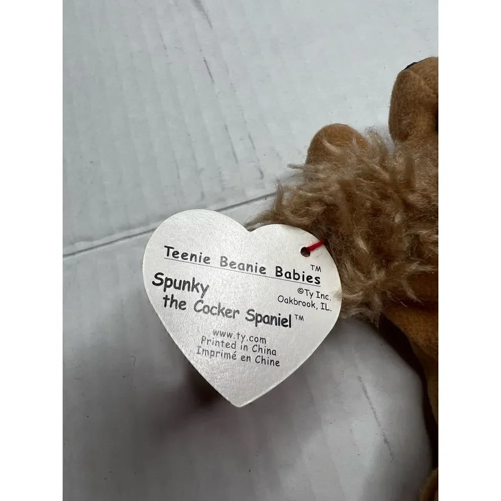 3/$15 or 5/$20 TY Teenie Beanie Babies Spunky the Cocker Spaniel